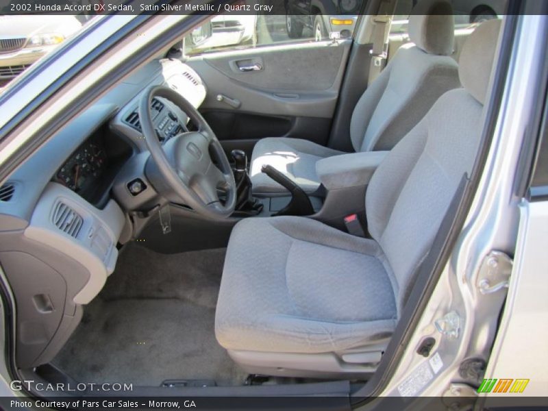  2002 Accord DX Sedan Quartz Gray Interior