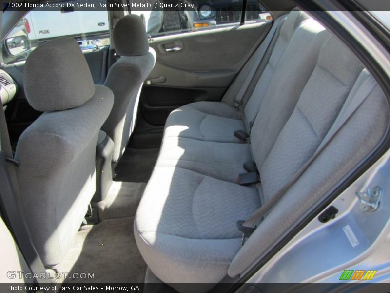  2002 Accord DX Sedan Quartz Gray Interior