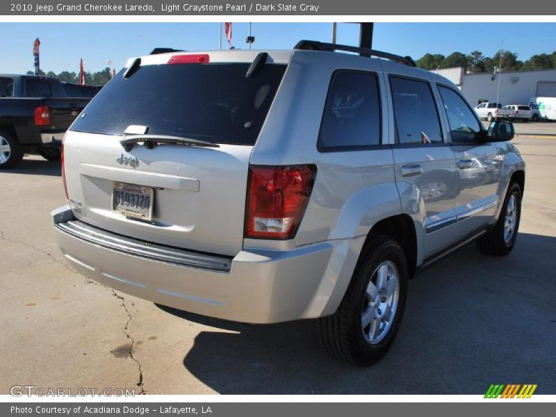 Light Graystone Pearl / Dark Slate Gray 2010 Jeep Grand Cherokee Laredo