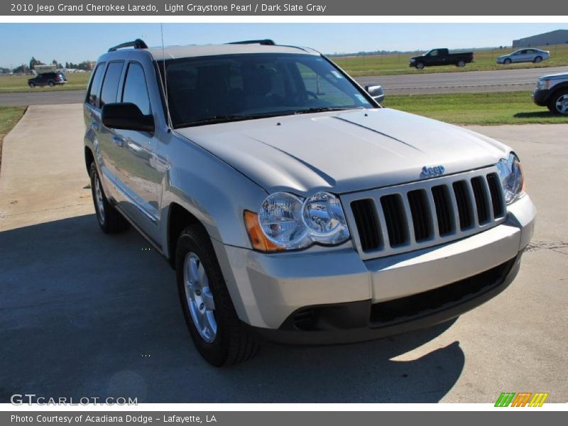 Light Graystone Pearl / Dark Slate Gray 2010 Jeep Grand Cherokee Laredo