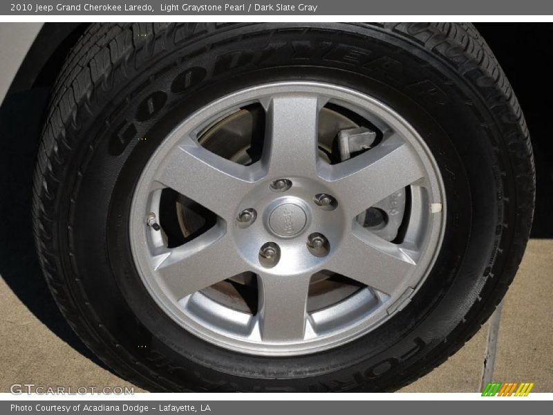 Light Graystone Pearl / Dark Slate Gray 2010 Jeep Grand Cherokee Laredo