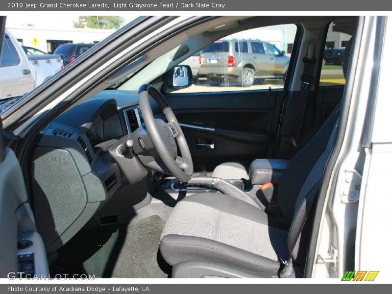 Light Graystone Pearl / Dark Slate Gray 2010 Jeep Grand Cherokee Laredo