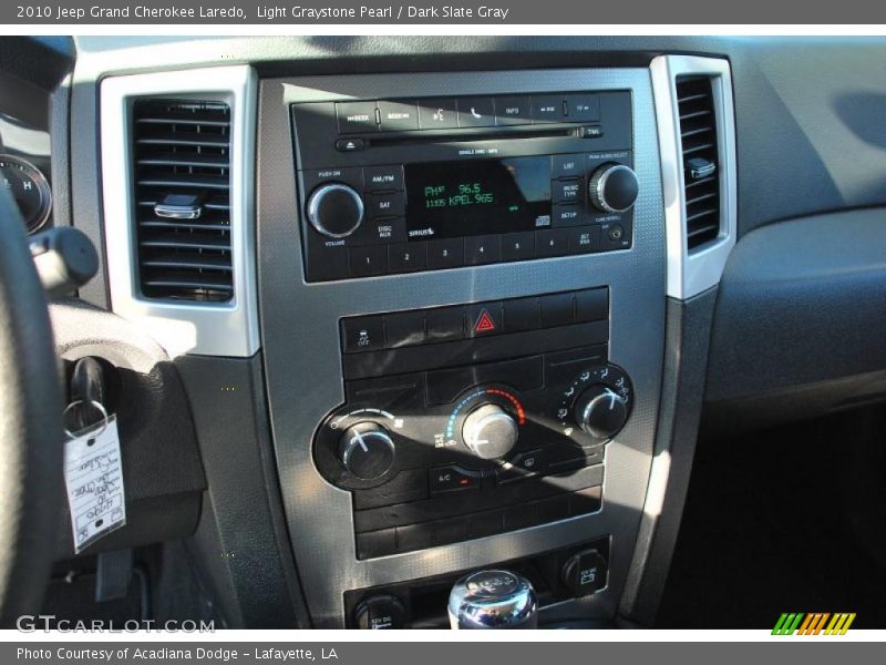 Light Graystone Pearl / Dark Slate Gray 2010 Jeep Grand Cherokee Laredo