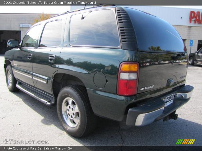 Forest Green Metallic / Tan/Neutral 2001 Chevrolet Tahoe LT