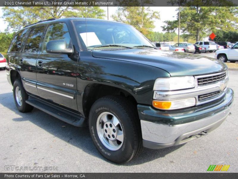 Forest Green Metallic / Tan/Neutral 2001 Chevrolet Tahoe LT