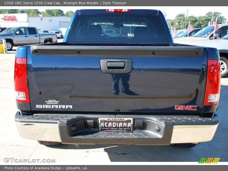 Midnight Blue Metallic / Dark Titanium 2008 GMC Sierra 1500 Crew Cab