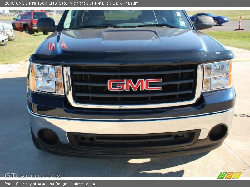 Midnight Blue Metallic / Dark Titanium 2008 GMC Sierra 1500 Crew Cab