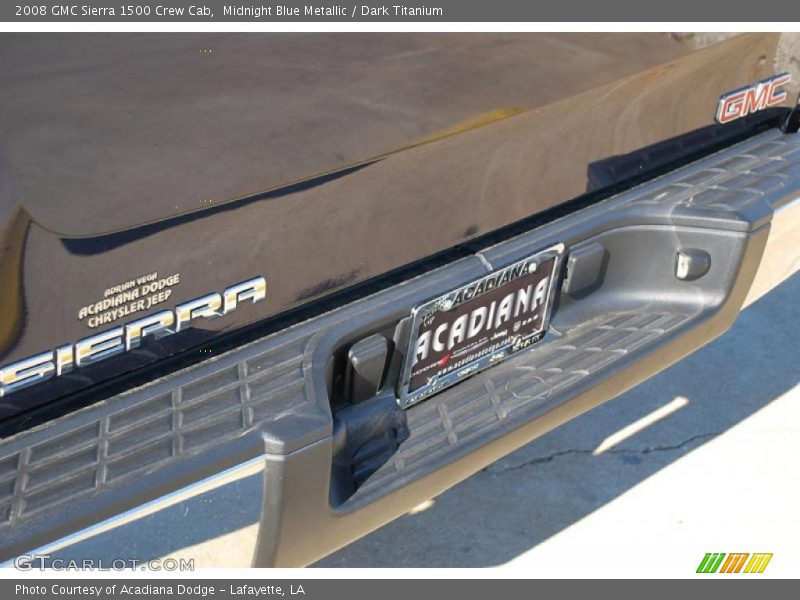 Midnight Blue Metallic / Dark Titanium 2008 GMC Sierra 1500 Crew Cab