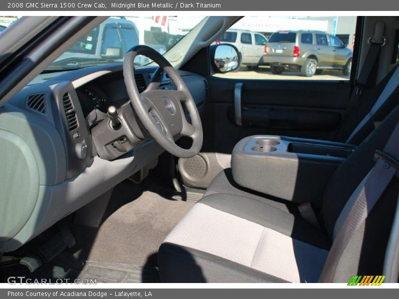 Midnight Blue Metallic / Dark Titanium 2008 GMC Sierra 1500 Crew Cab