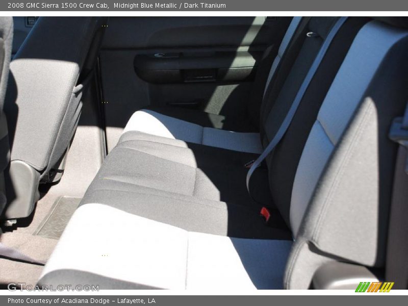 Midnight Blue Metallic / Dark Titanium 2008 GMC Sierra 1500 Crew Cab