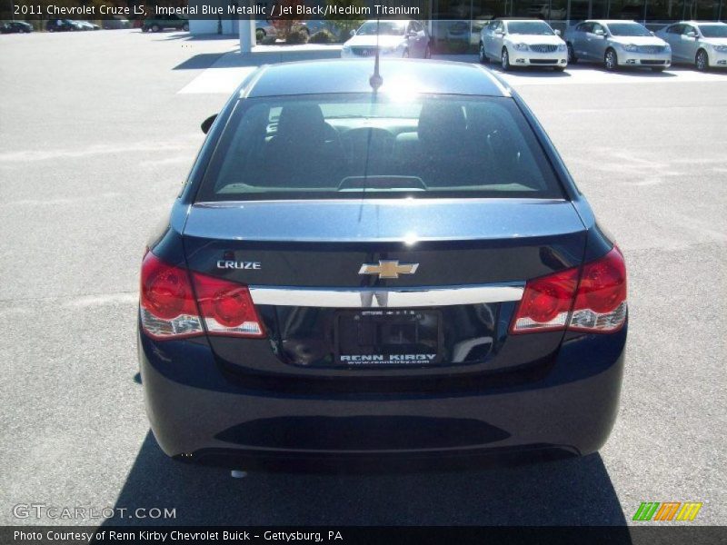 Imperial Blue Metallic / Jet Black/Medium Titanium 2011 Chevrolet Cruze LS