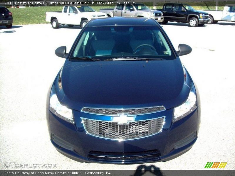 Imperial Blue Metallic / Jet Black/Medium Titanium 2011 Chevrolet Cruze LS