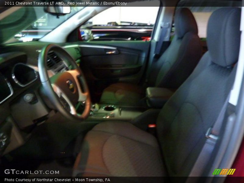 Red Jewel Metallic / Ebony/Ebony 2011 Chevrolet Traverse LT AWD