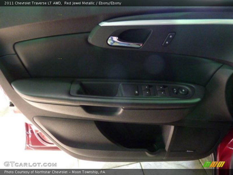 Red Jewel Metallic / Ebony/Ebony 2011 Chevrolet Traverse LT AWD
