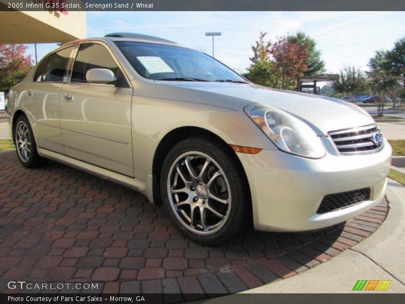 Serengeti Sand / Wheat 2005 Infiniti G 35 Sedan