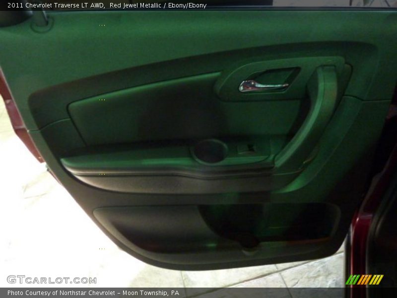 Red Jewel Metallic / Ebony/Ebony 2011 Chevrolet Traverse LT AWD