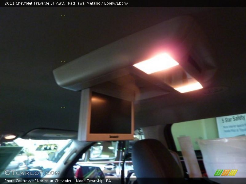 Red Jewel Metallic / Ebony/Ebony 2011 Chevrolet Traverse LT AWD