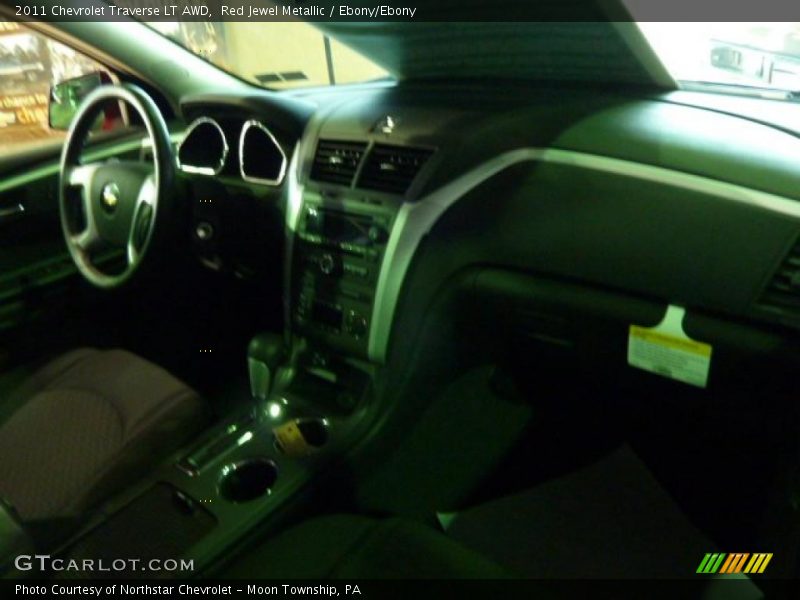 Red Jewel Metallic / Ebony/Ebony 2011 Chevrolet Traverse LT AWD