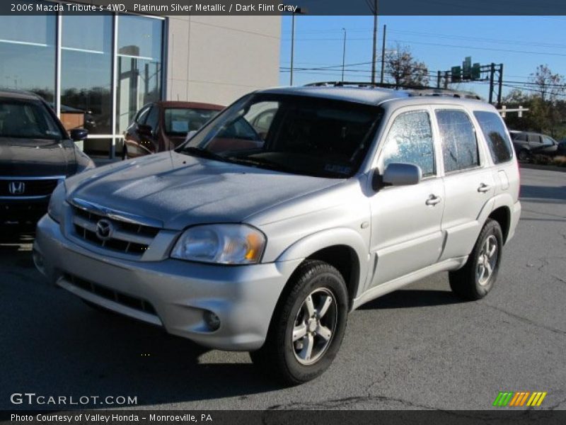 Platinum Silver Metallic / Dark Flint Gray 2006 Mazda Tribute s 4WD