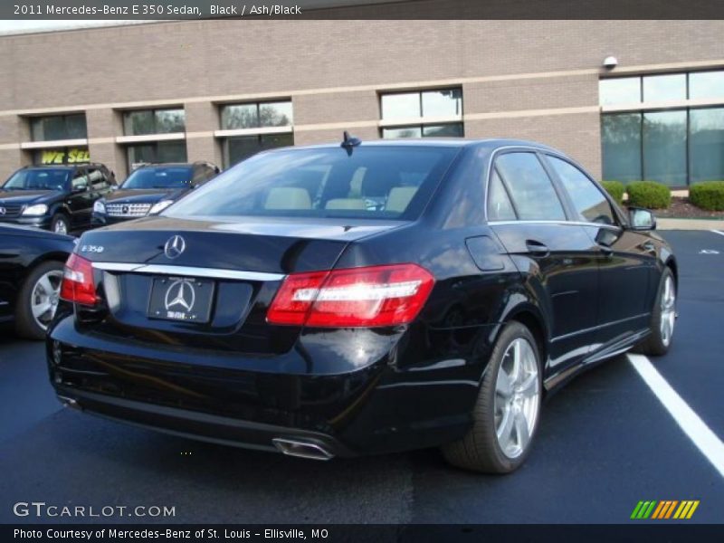 Black / Ash/Black 2011 Mercedes-Benz E 350 Sedan