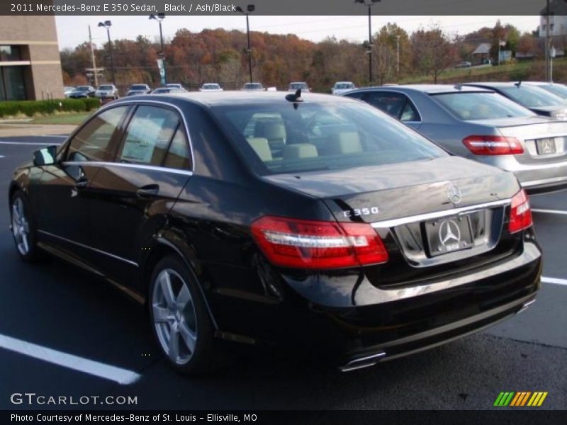 Black / Ash/Black 2011 Mercedes-Benz E 350 Sedan