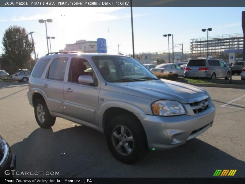 Platinum Silver Metallic / Dark Flint Gray 2006 Mazda Tribute s 4WD