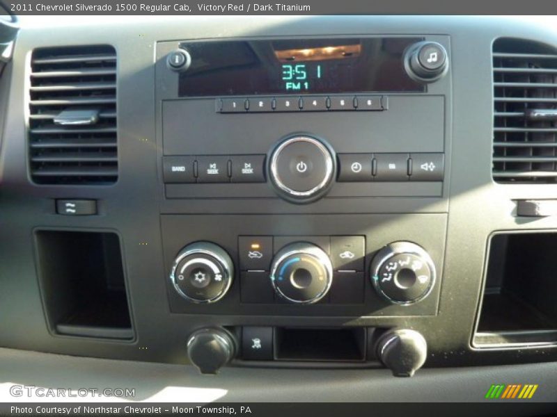 Victory Red / Dark Titanium 2011 Chevrolet Silverado 1500 Regular Cab