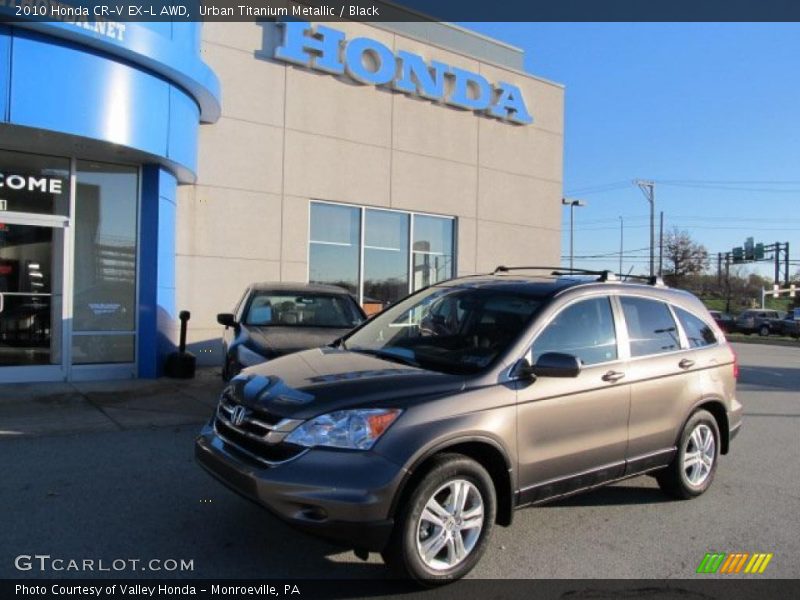 Urban Titanium Metallic / Black 2010 Honda CR-V EX-L AWD