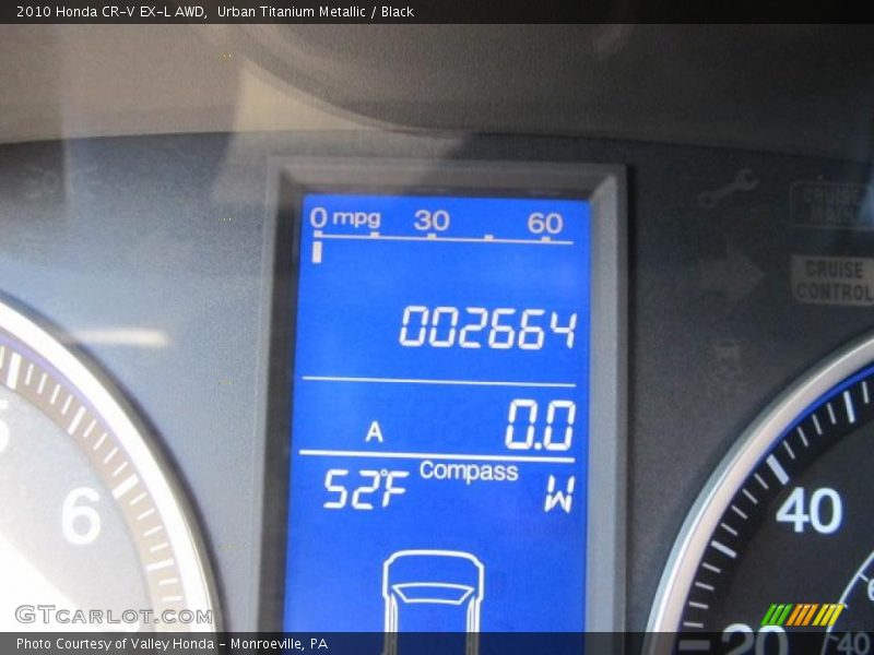 Urban Titanium Metallic / Black 2010 Honda CR-V EX-L AWD