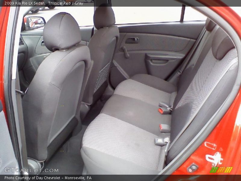Tropical Red / Gray 2009 Kia Rio LX Sedan