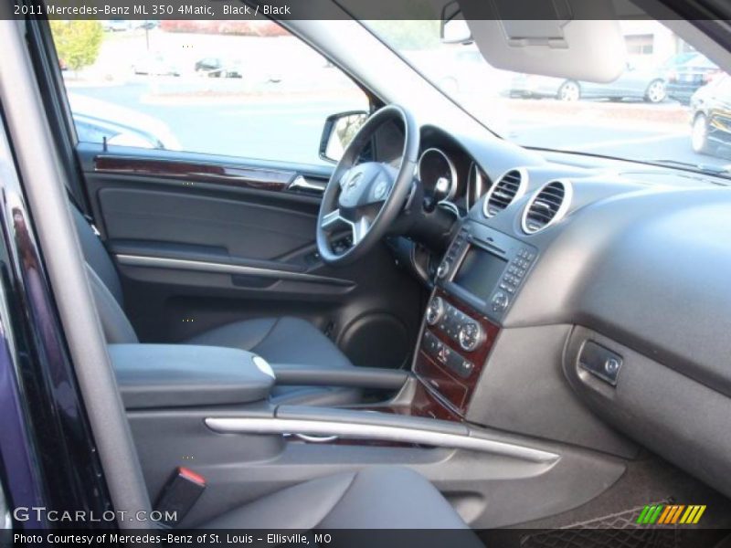 Black / Black 2011 Mercedes-Benz ML 350 4Matic