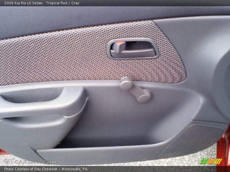 Tropical Red / Gray 2009 Kia Rio LX Sedan