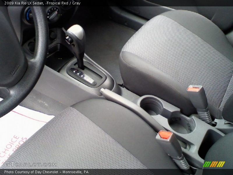 Tropical Red / Gray 2009 Kia Rio LX Sedan