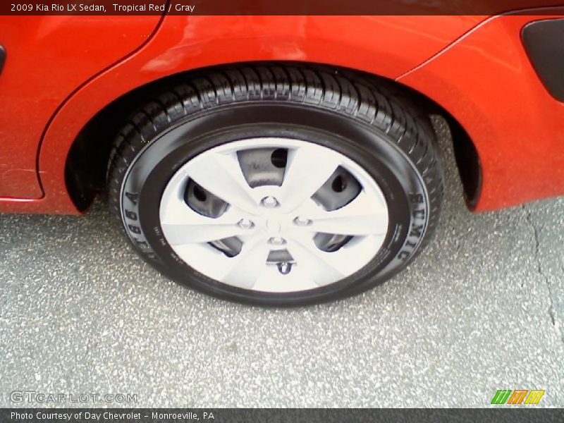 Tropical Red / Gray 2009 Kia Rio LX Sedan