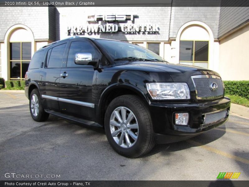 Liquid Onyx Black / Graphite 2010 Infiniti QX 56