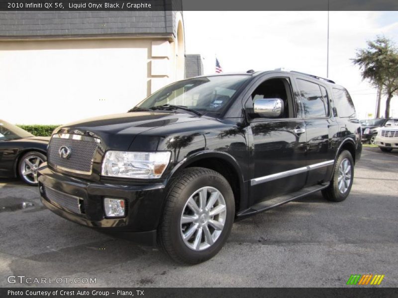 Liquid Onyx Black / Graphite 2010 Infiniti QX 56