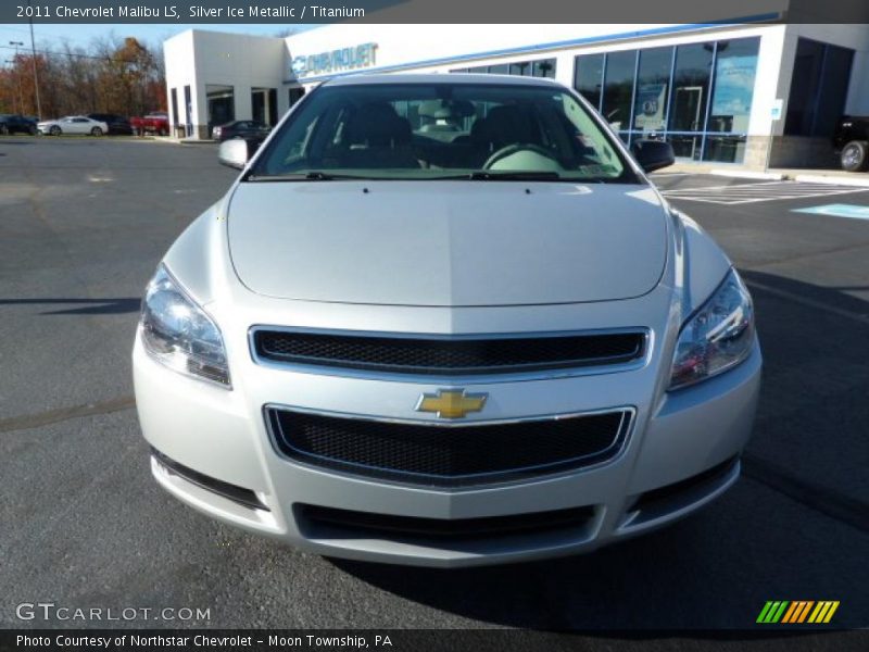 Silver Ice Metallic / Titanium 2011 Chevrolet Malibu LS