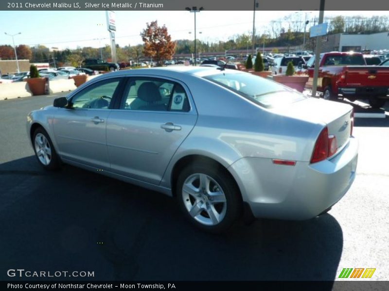 Silver Ice Metallic / Titanium 2011 Chevrolet Malibu LS