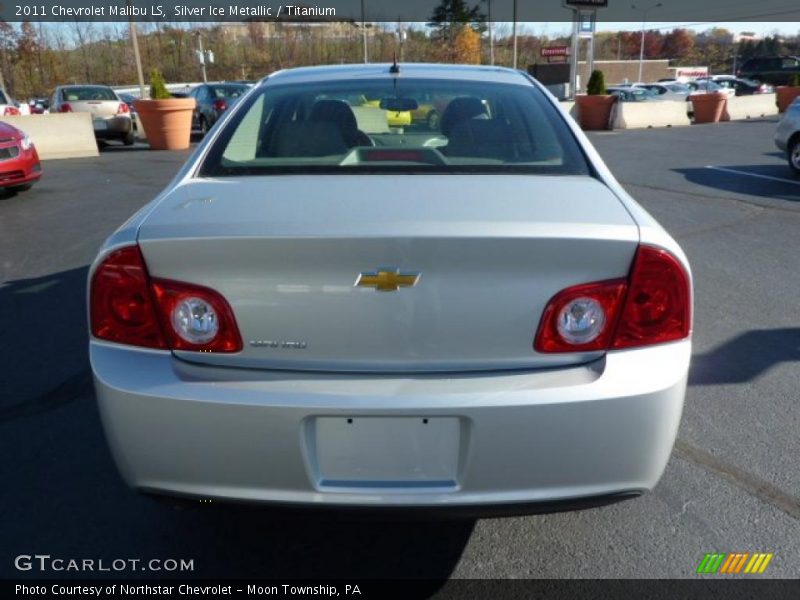 Silver Ice Metallic / Titanium 2011 Chevrolet Malibu LS