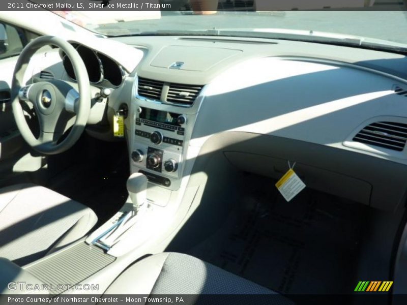 Silver Ice Metallic / Titanium 2011 Chevrolet Malibu LS