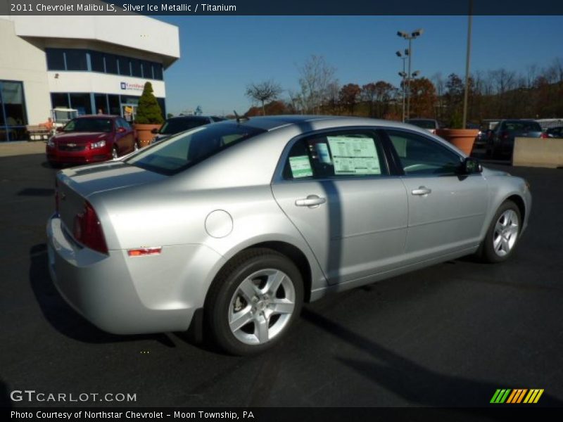 Silver Ice Metallic / Titanium 2011 Chevrolet Malibu LS