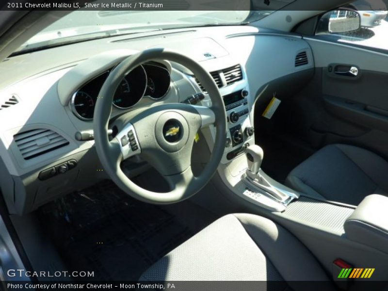 Silver Ice Metallic / Titanium 2011 Chevrolet Malibu LS