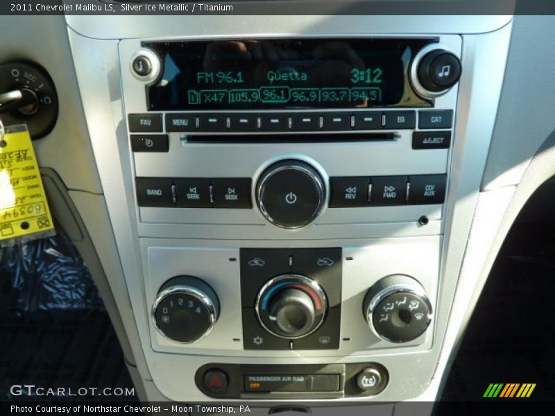 Silver Ice Metallic / Titanium 2011 Chevrolet Malibu LS