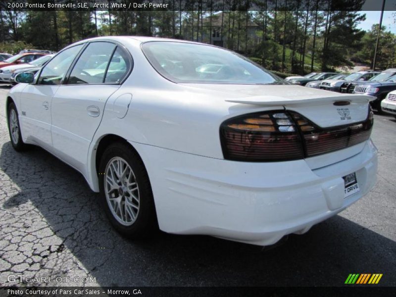 Arctic White / Dark Pewter 2000 Pontiac Bonneville SLE