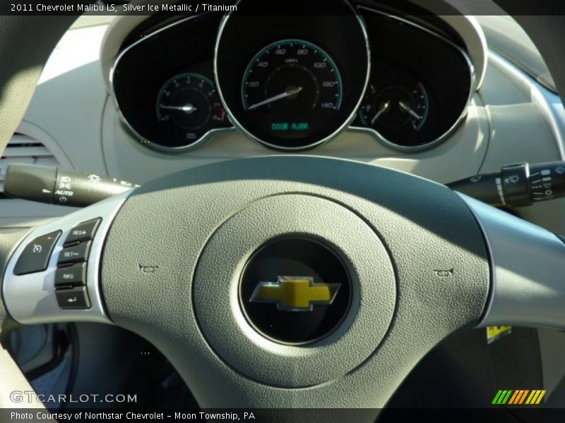 Silver Ice Metallic / Titanium 2011 Chevrolet Malibu LS