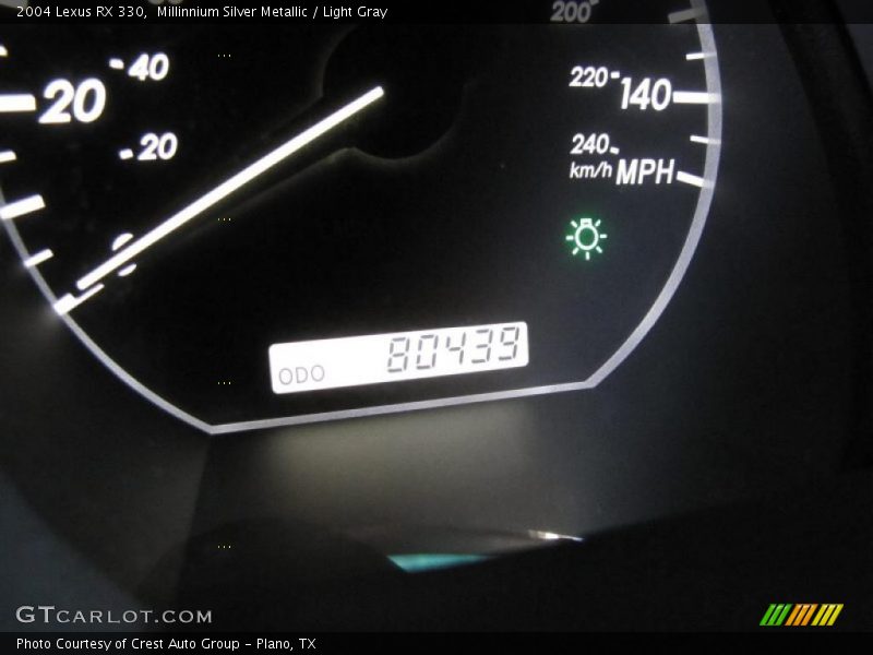 Millinnium Silver Metallic / Light Gray 2004 Lexus RX 330