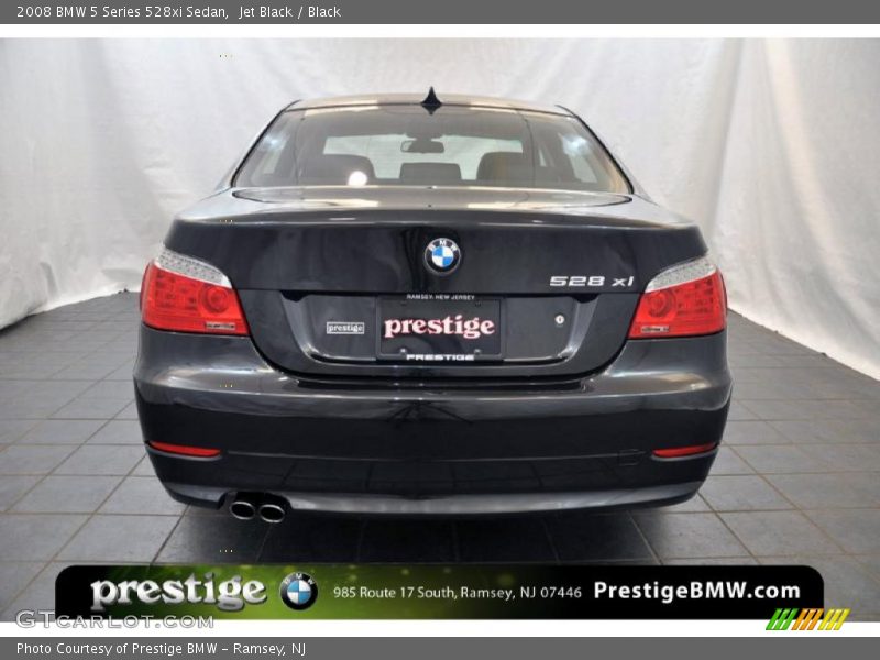 Jet Black / Black 2008 BMW 5 Series 528xi Sedan