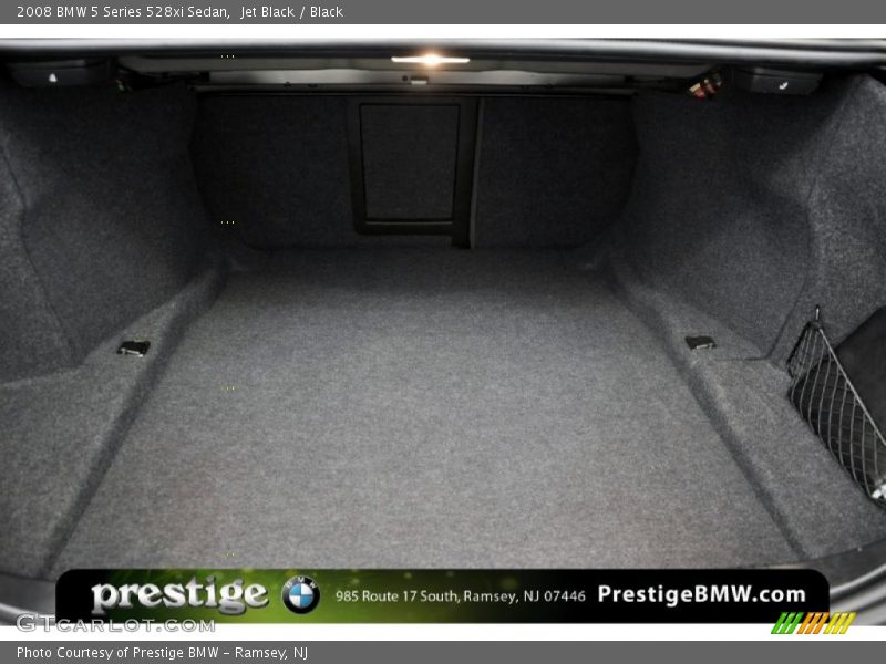Jet Black / Black 2008 BMW 5 Series 528xi Sedan