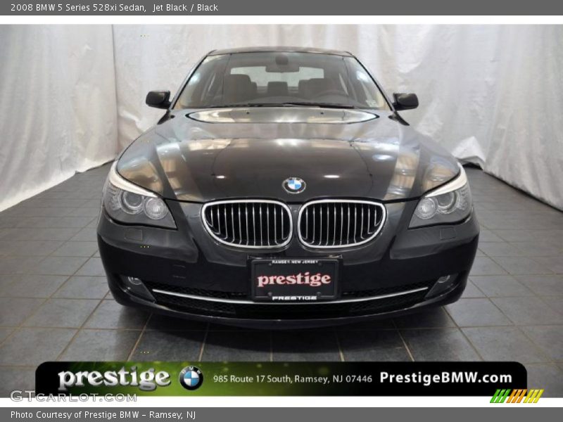 Jet Black / Black 2008 BMW 5 Series 528xi Sedan