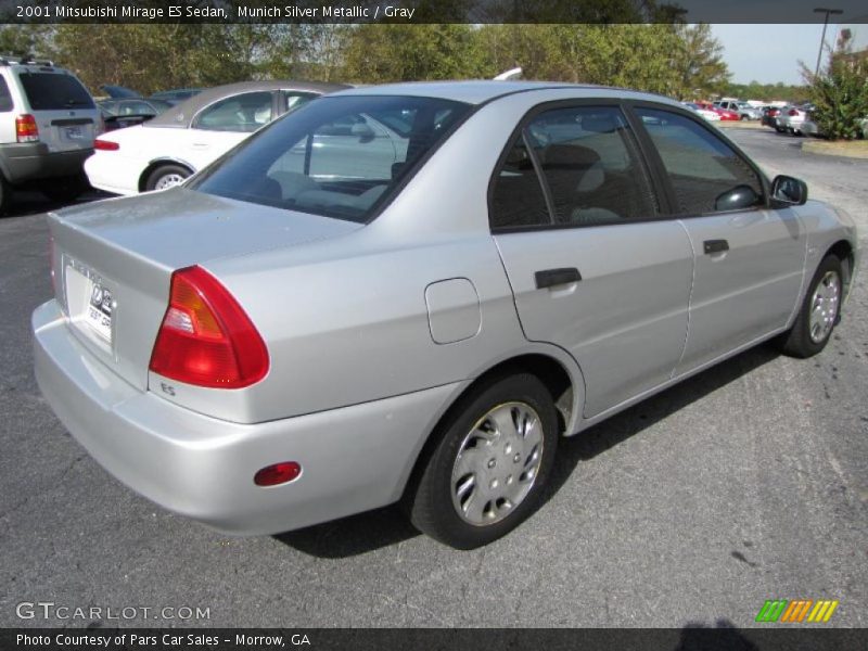 Munich Silver Metallic / Gray 2001 Mitsubishi Mirage ES Sedan